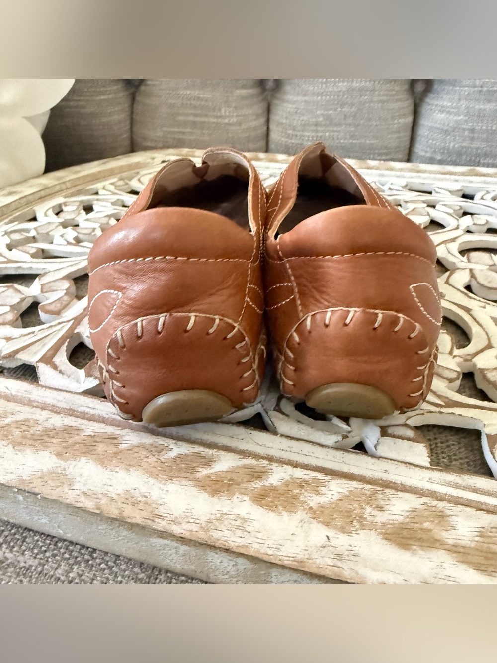 Pikolinos Leather Slip On Loafers Shoes 39 8.5 - Picture 6 of 9